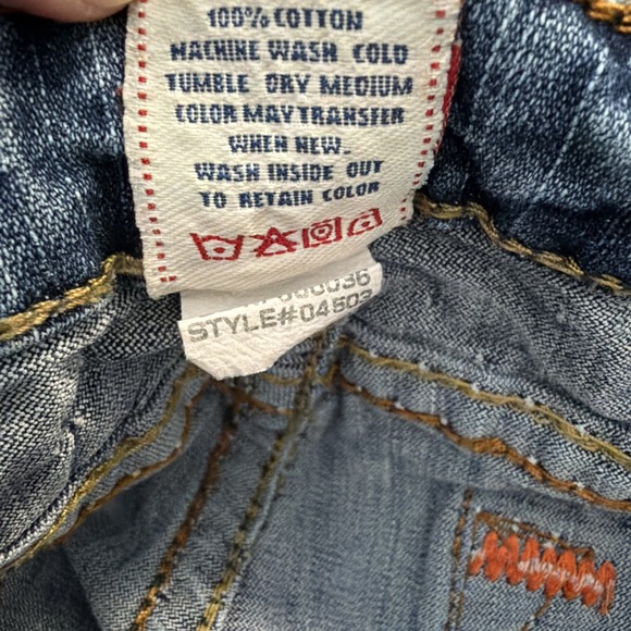 VTG Y2K True Religion Size 30 Women's JOEY Jeans 04503, MADE IN USA - Picture 9 of 9